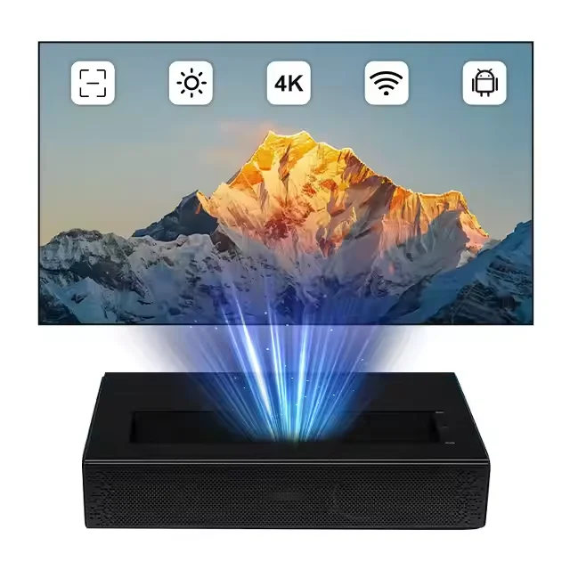 Home Cinema Ultra Short Throw Projector - Salange Latest D068 Projector With Android