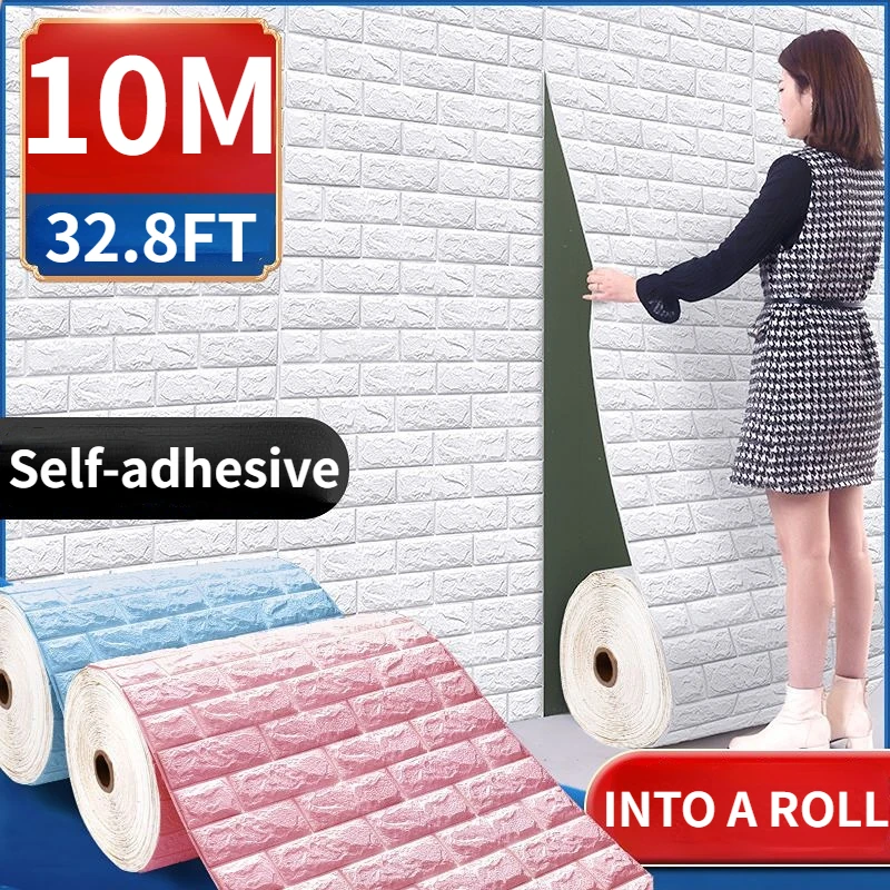 Home Cinema Room - 3D Foam Brick Wall Panels Stickers