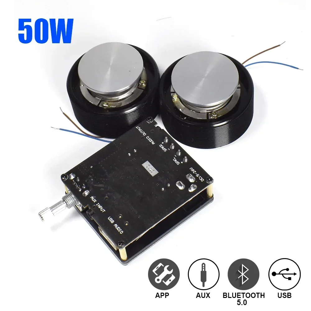 Home Cinema Ampli - 1 Set 50W 2.0 HIFI Vibration