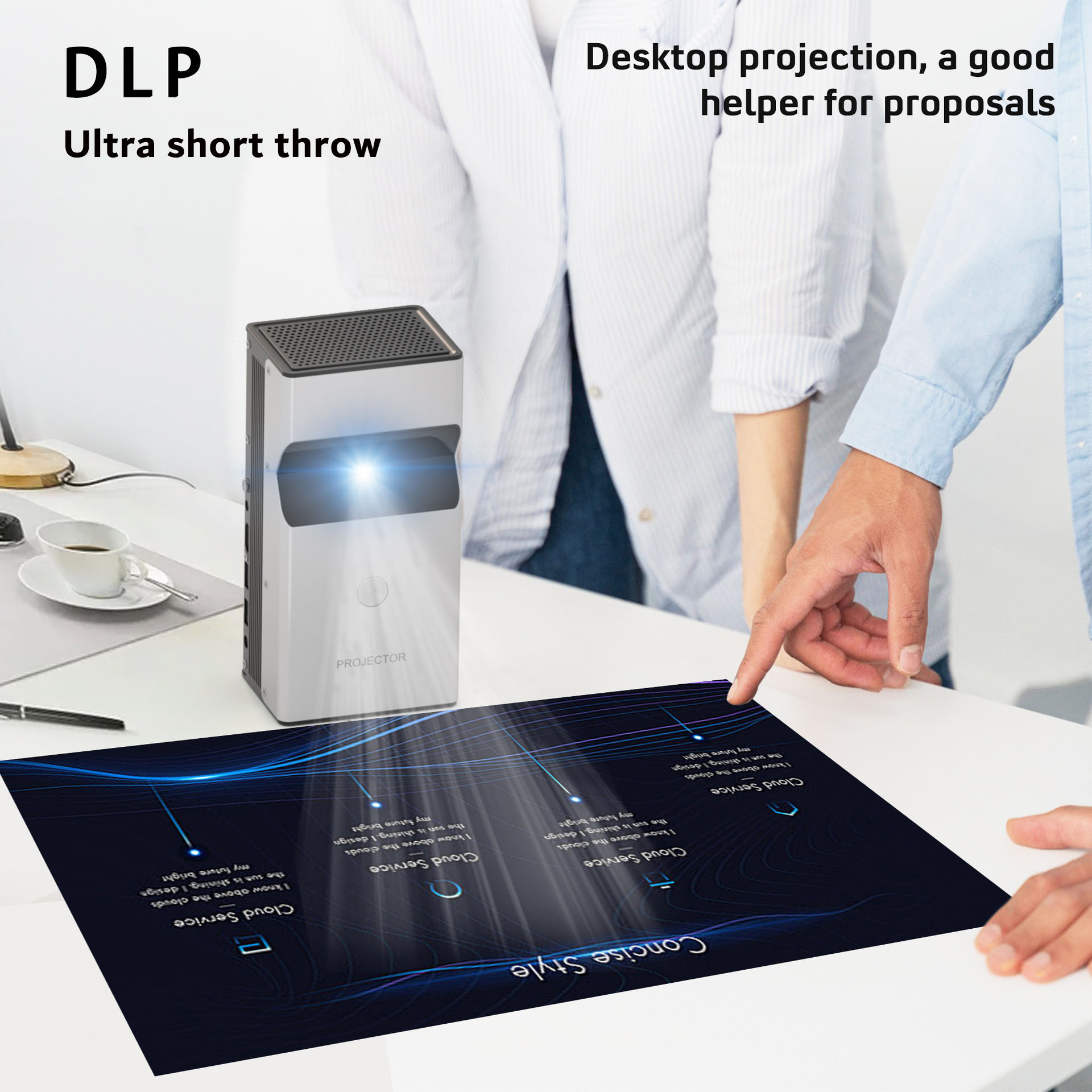 ZXY Lonnst L26 Portable Mini P - đánh giá và giá Home Cinema Ultra Short Throw Projector