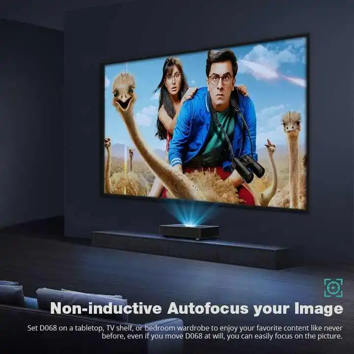 Salange Latest D068 Projector  - đánh giá và giá Home Cinema Ultra Short Throw Projector
