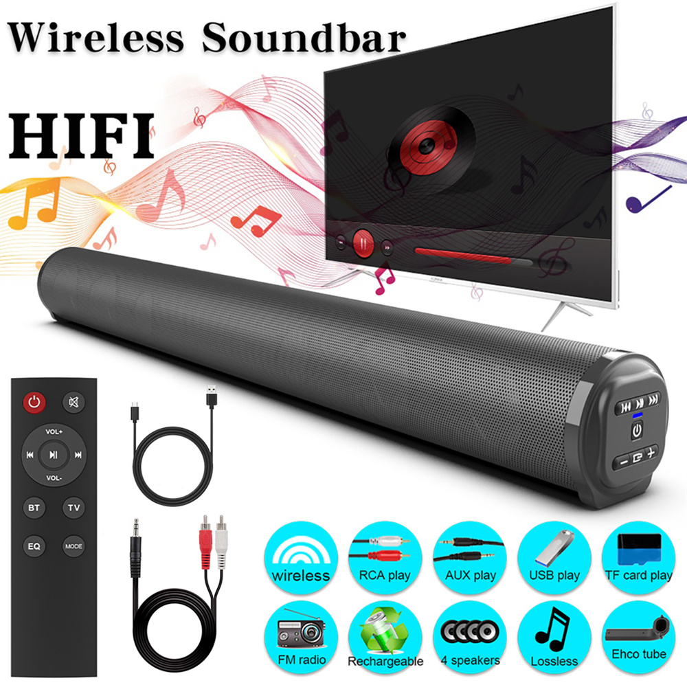 Sound Bar TV Sound System Blue - đánh giá và giá Home Cinema Wireless Speakers