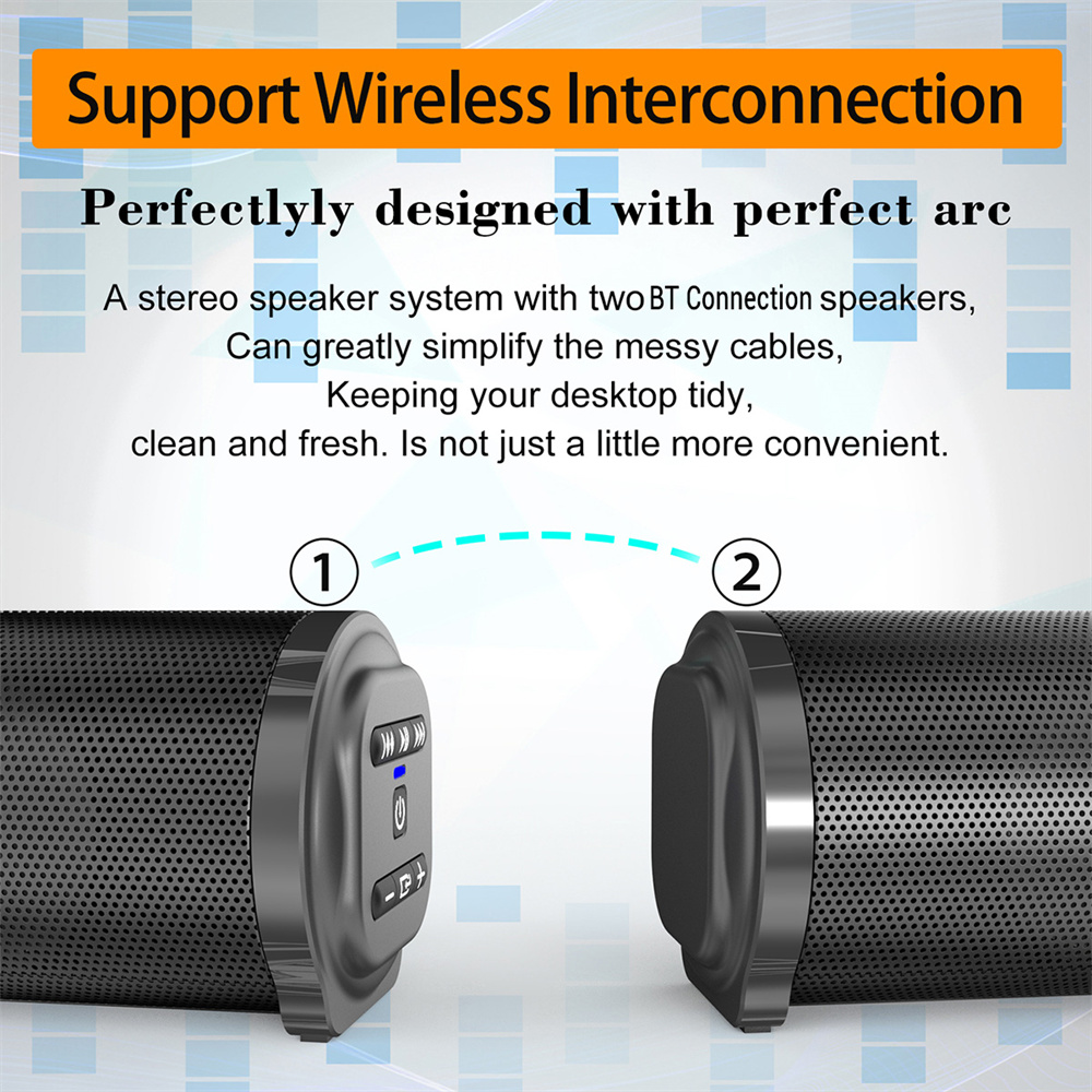 Sound Bar TV Sound System Blue - đánh giá và giá Home Cinema Wireless Speakers