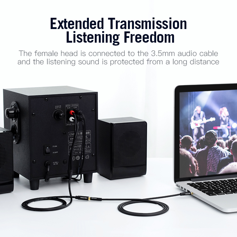 Vention Jack 3.5mm Female to 2 - đánh giá và giá Home Cinema Ampli