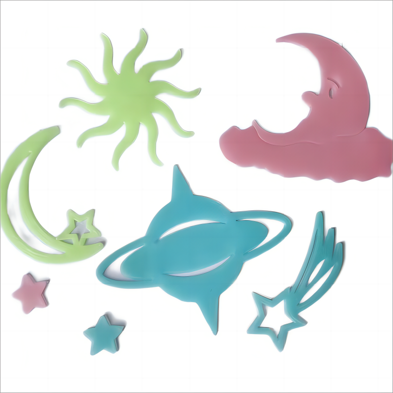 8pcs Luminous UFO Wall Sticker - đánh giá và giá Home Cinema Room