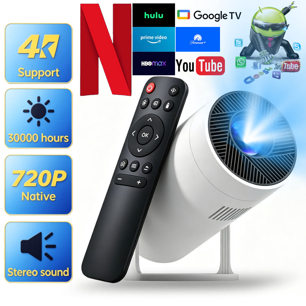 4K HD Projector Native 720P Su - đánh giá và giá Home Cinema Rack