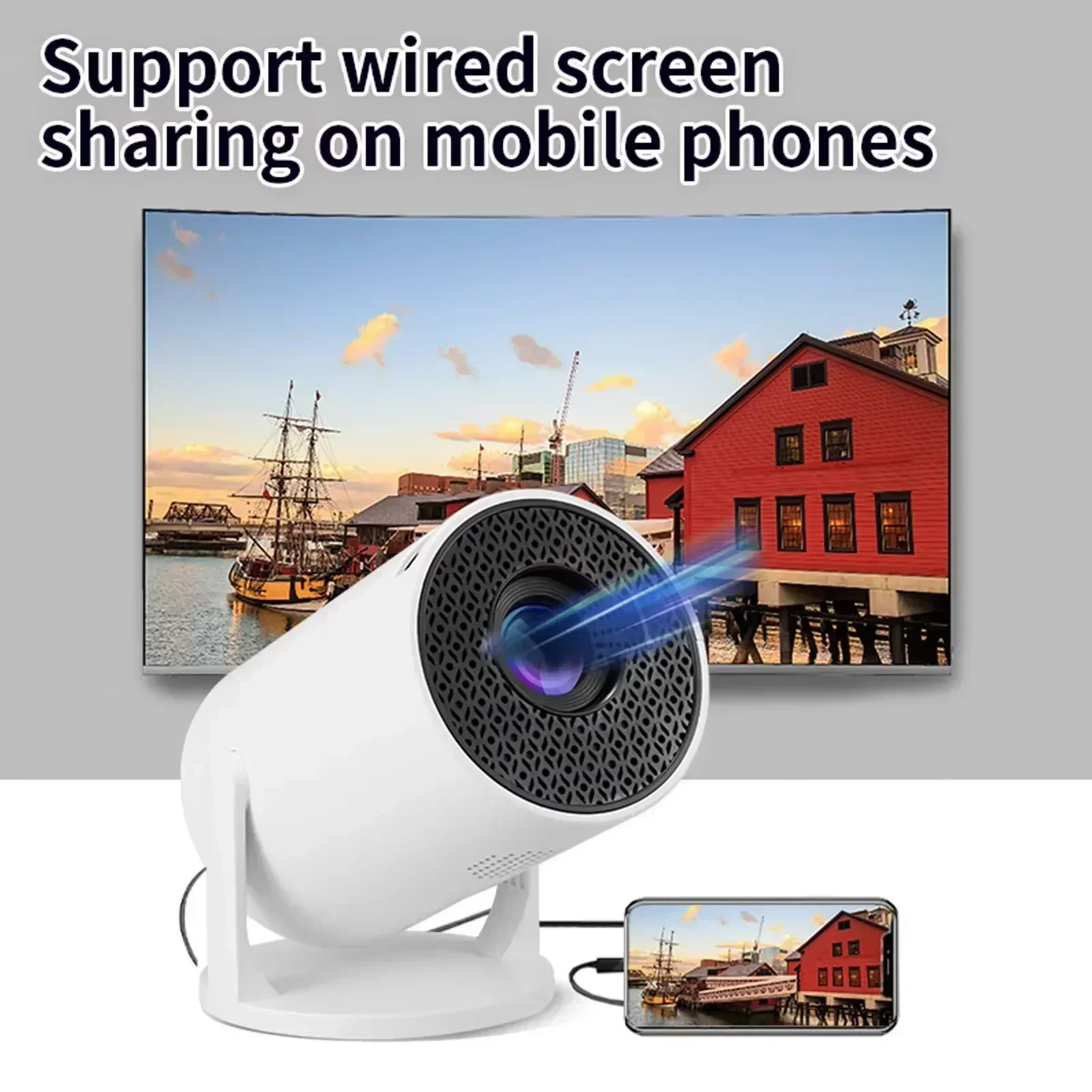 Hot Sale Mini HY300 Smart Proj - đánh giá và giá Home Cinema Rack