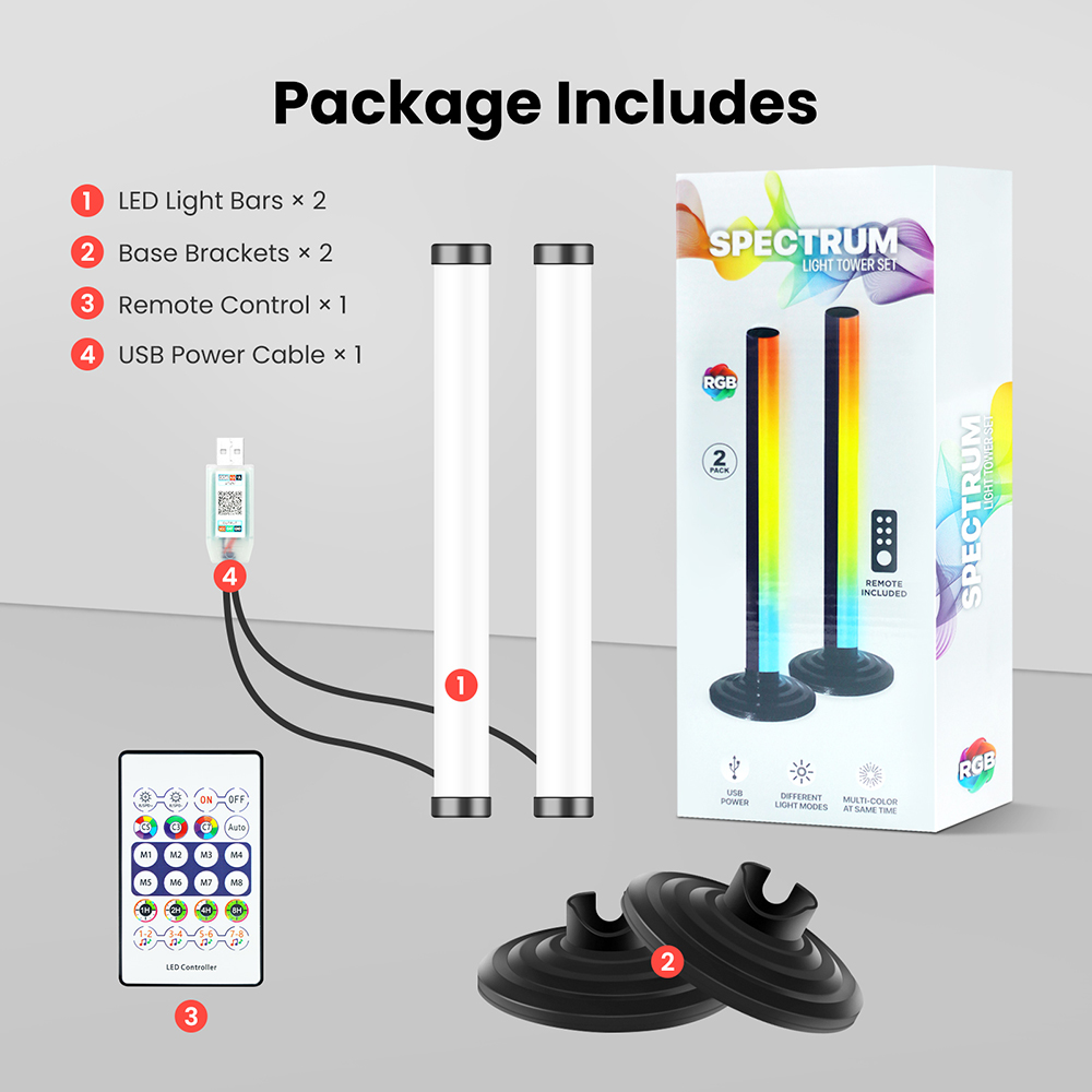5V Smart LED Corner Floor Lamp - đánh giá và giá Home Cinema Rack