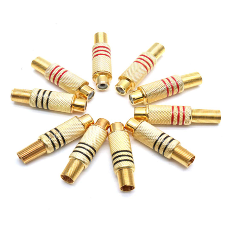 4PCS RCA Plug Gold Plated Sold - đánh giá và giá Home Cinema Ampli