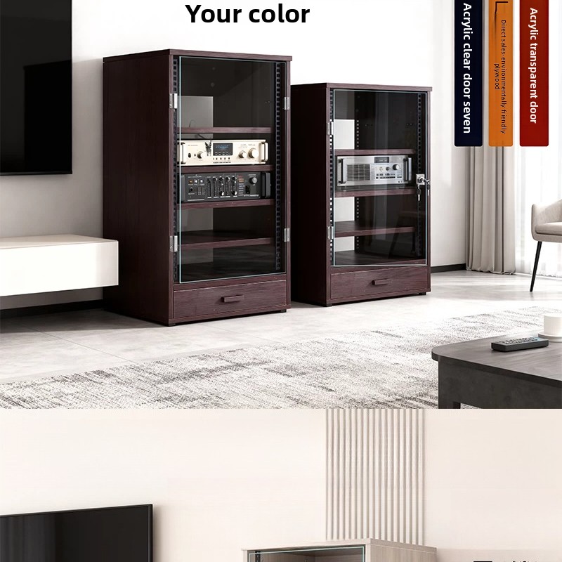 Front transparent door 8U - 16 - đánh giá và giá Home Cinema Rack