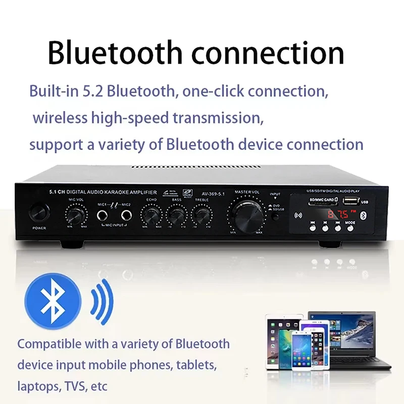 AV-369BT Bluetooth 5.1 Sound S - đánh giá và giá Home Cinema Speaker System